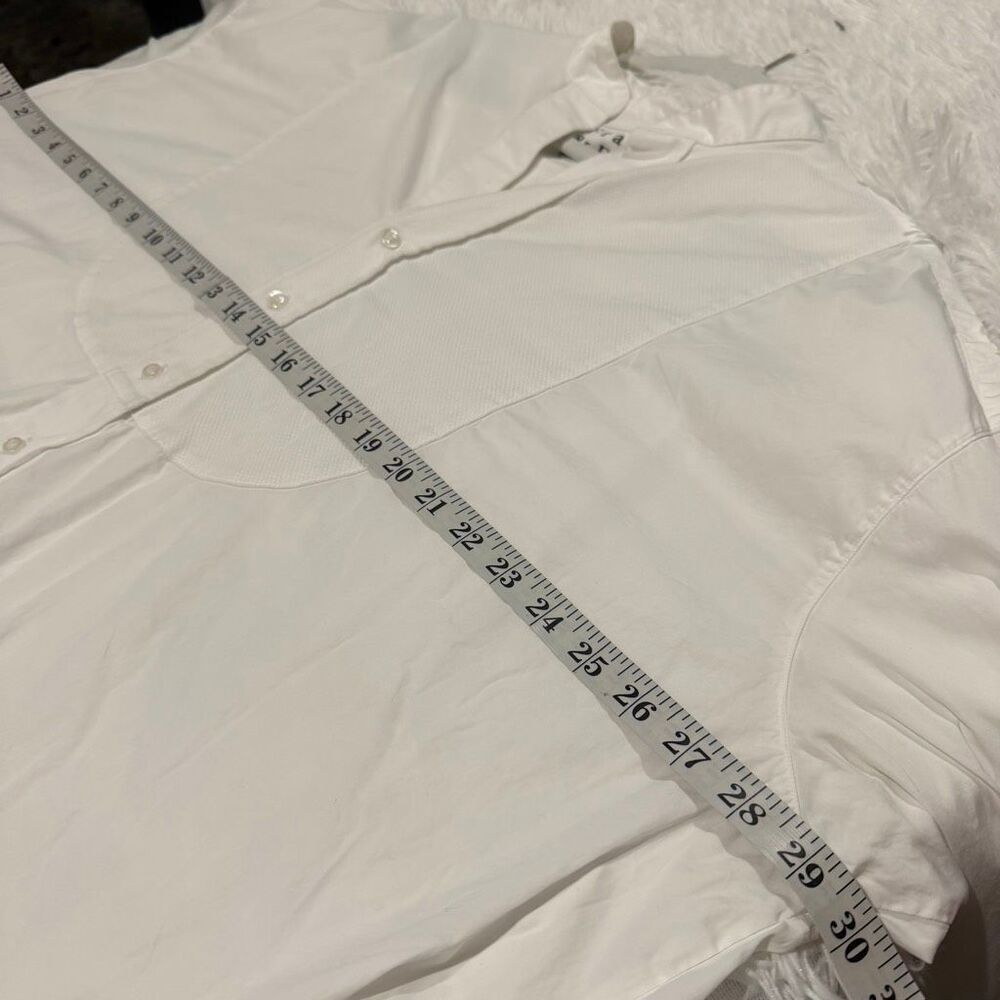 Frank & Eileen Victoria Italian Tuxedo Shirt in White Large - Picture 4 of 9